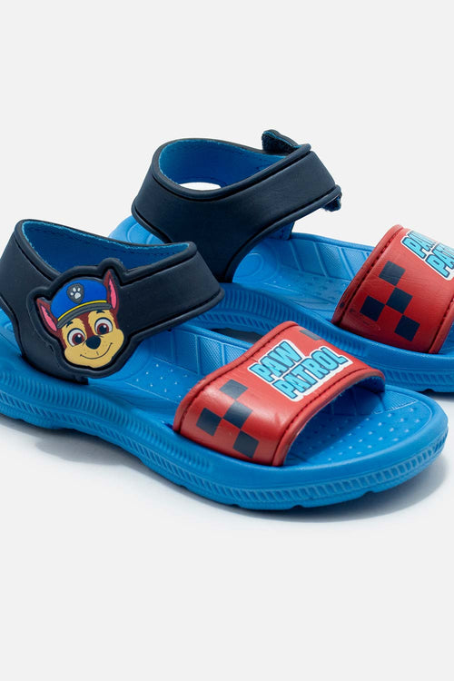 BOY'S BLUE AND RED PAW PATROL SANDALS